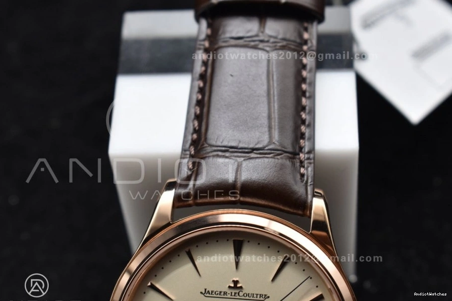 Brown SA925 Strap FreshLook Thin Edition Master on 908 Moon RG 1:1 White Ultra Super APSF Clone Dial Leather Best 0318